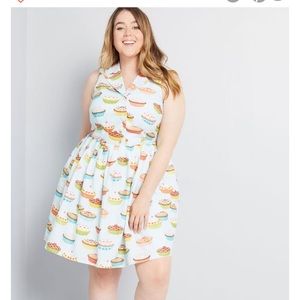 ModCloth - Bea and Dot Pie Dress XL